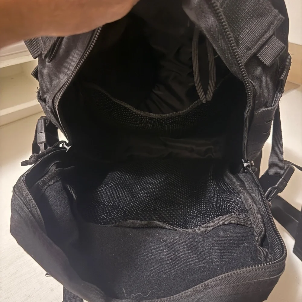 Tactical Black Backpack